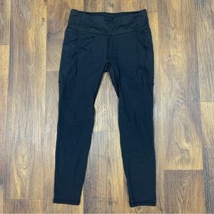 CALIA black 7/8 athletic pocket leggings stay powerful collection size MEDIUM